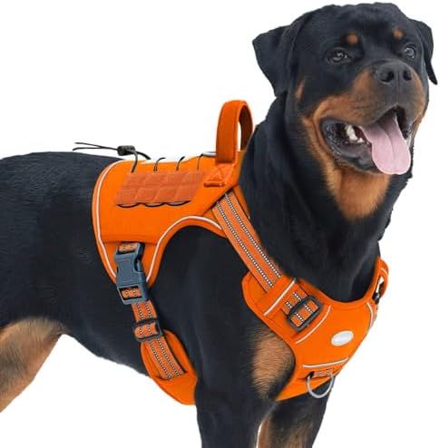 AUROTH Dog Harness for Large Dogs, No Pull Tactical Dog Vest Heavy Duty by AurothPets