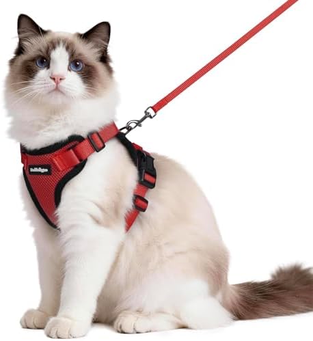 rabbitgoo Cat Harness and Leash Set, Escape Proof Vest by rabbitgoo