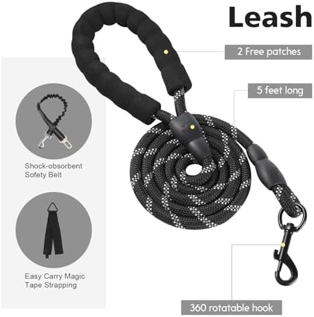 No Pull Tactical Dog Harness Medium Sized Dog, Service Dog Vest - Image 6