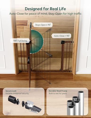 Babelio 26-40 in Pressure Mounted Baby Gate - Image 6