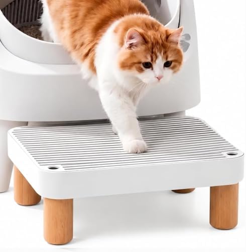 Litter Box Step, Litter Box Ramp/Catcher by Aothey