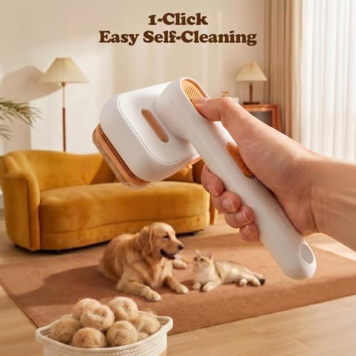 Rorhxia Cat & Dog Steam Brush for Shedding Deshedding - Image 6