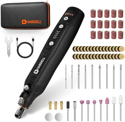 HARDELL Mini Cordless Rotary Tool Kit, 5-Speed by HARDELL