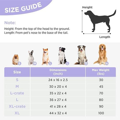 LE SURE Cute Aesthetic Bed Medium Size Dog, Jacquard Thick Pet Pillow 30x20 - Image 5