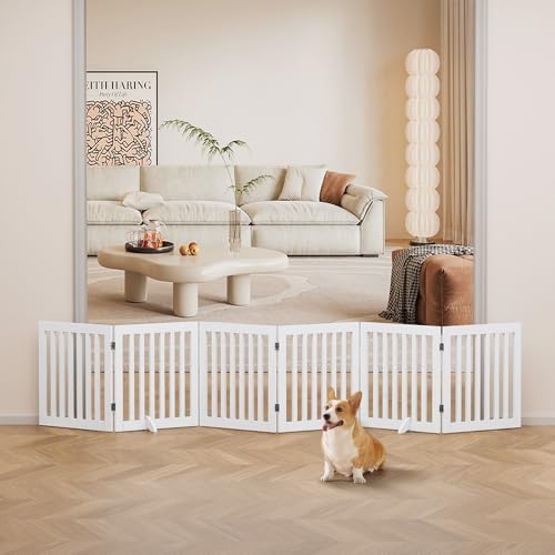 unipaws 120" Extra Wide Pet Gate and Pet Playpen Combination - Image 2