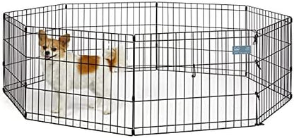 MidWest 18-Inch Exercise Pen, No Door, 16 Sq Ft Play Area by MidWestHomesForPets