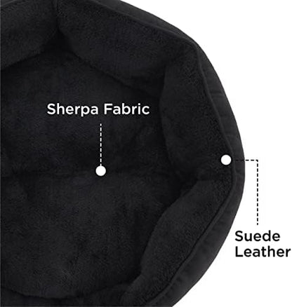 Bedsure Small Dog Bed Washable, Round Cat Beds - Image 3