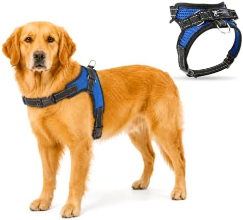 No Pull Reflective Adjustable Dog Harness by Copatchy