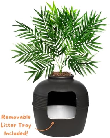 Good Pet Stuff Original Hidden Litter Box Planter, Decorative Cat Litter - Image 3