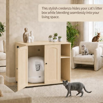 Garvee Cat Litter Box Enclosure, Large Cat House - Image 5