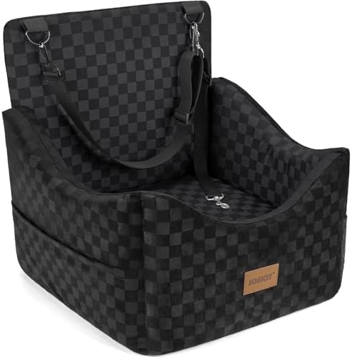 JOEJOY Elevated Dog Car Seat for Small/Medium Dogs up to 35 lbs, Memory Foam by JOEJOY