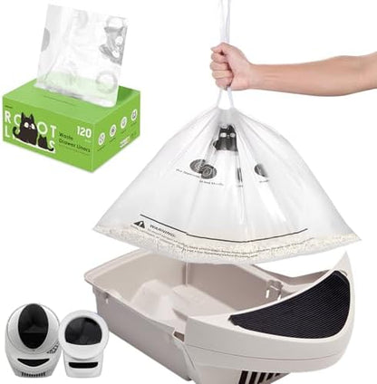 120 Pack Automatic Litter Box Bags Fit by Unknown