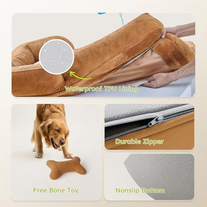CWAWZ XXL Dog Bed for Extra Large Dogs, Giant Orthopedic Dog Bed - Image 6