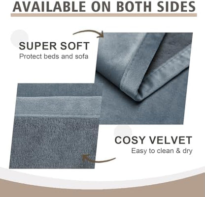 Ameritex Pet Bed Blanket Reversible 100% Waterproof Velvet Super Soft - Image 4