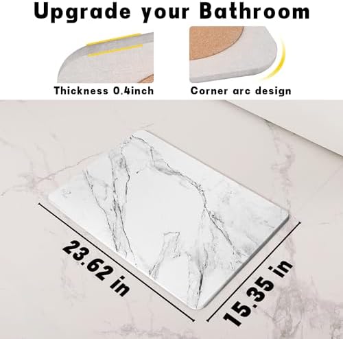 Stone Bath Mat Diatomaceous Earth Shower Mat - Image 2