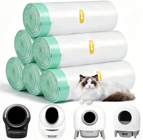 Robot Cat Litter Box Liners, 2.8 MIL Thick by Wefocusonpracticalsolutionsdurablematerialsandproductsthatmakelifewithpetsalittleeasiereveryday