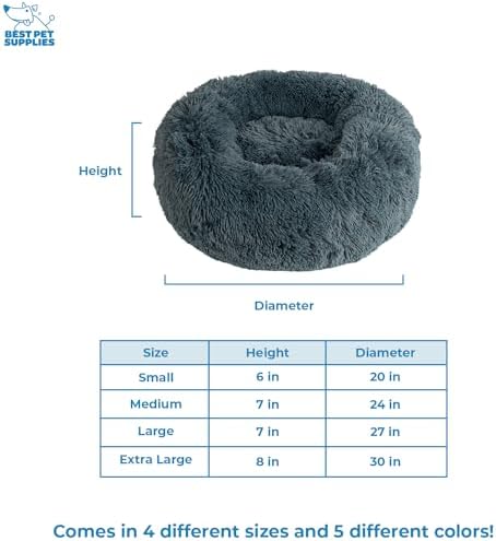 Best Pet Supplies Round Calming Dog Bed - Image 6