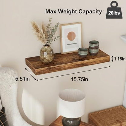 Fixwal Floating Shelves for Wall Decor - Image 3