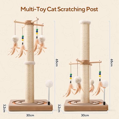 LIFLIX 25 Inches Cat Scratching Post - Image 2