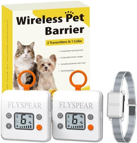 Wireless Cat Barrier with 2 Transmitters by FLYSPEAR