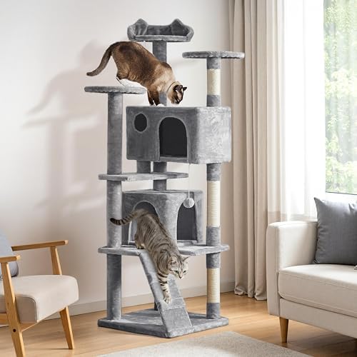 Yaheetech 70in Multi-Level Sturdy Cat Tree, Sisal Scratching Posts - Image 2