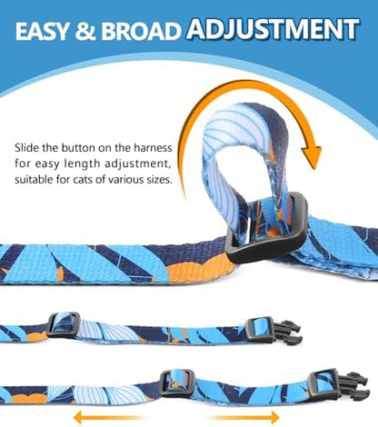 Halypet Cat Harness and Leash Set, Escape Proof Cat Harnesses - Image 6