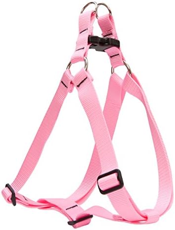 LupinePet Basics 1" Pink 24-38" Step In Harness by LupinePet