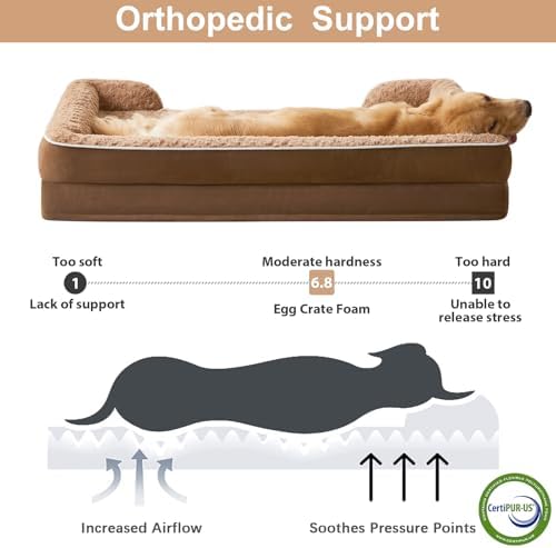 WNPETHOME Orthopedic Washable XXL Dog Bed - Image 3
