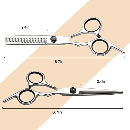 Fcysy Professional 10 Pcs Sharp Barber Hair Cutting Kit - Image 2