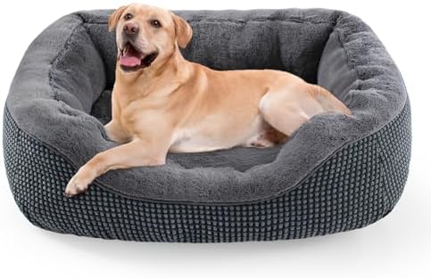 INVENHO Large Dog Beds for Large Dogs Washable, Rectangle Dog Beds Large Sized by INVENHO