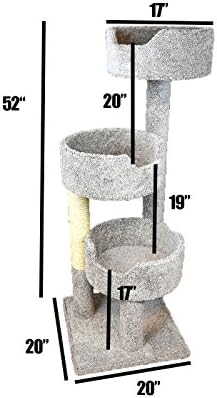 New Cat Condos 52" Deluxe Cat Tree - Image 3