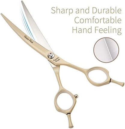 Curved Dog Grooming Scissors - Image 4