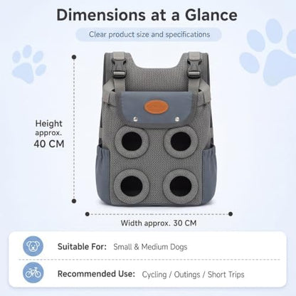 Yalikop 8-10kg Dog Carrier Backpack Front Facing Dog Carrier Backpack - Image 3