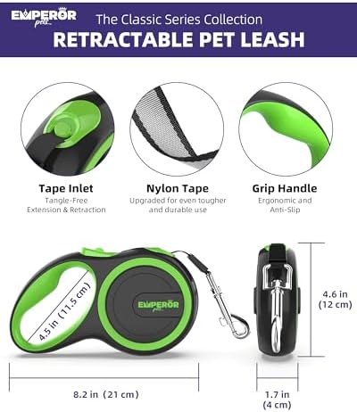 Emperor Pets Retractable Dog Leash, 16 ft - Image 2