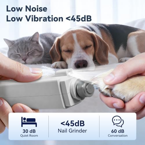 2-in-1 Quiet Electric Pet Nail Clipper & Grinder - Image 4