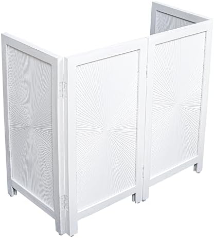 Wooden Dog Gate 56x28, 4 Panel Foldable Pet Gate, Indoor Safety Gate - Image 7