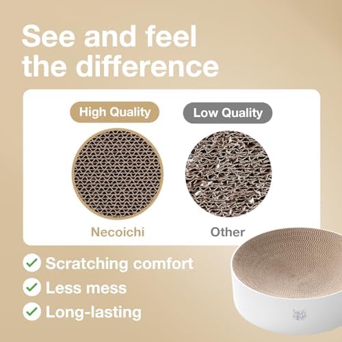 Necoichi Cat Scratcher Bowl for Indoor Cats - Image 5