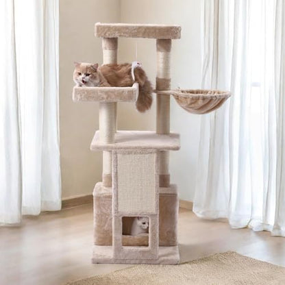 51 in Multi-Level Cat Tree Tower Space Saving Indoor Cat Playhouse by Unknown
