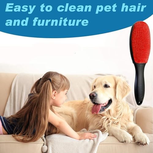 EZCLEAN 4-Pack Red Color Velvet Lint Brush - Image 4