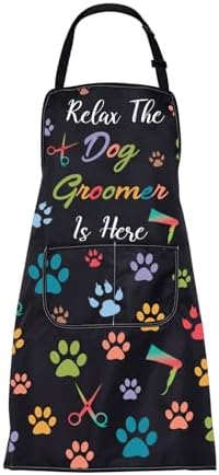 FUSTMW Dog Groomer Apron With Pockets by FUSTMW