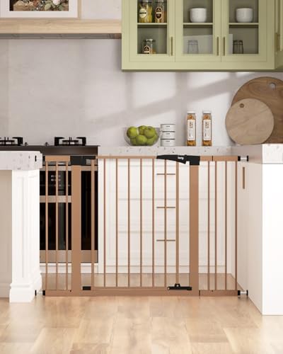 keny 29.7"-46" Baby Gate for Stairs, Auto Close Dog Gates for Doorways by keny