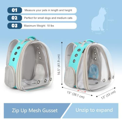 Large Cat Backpack Carrier - Image 2