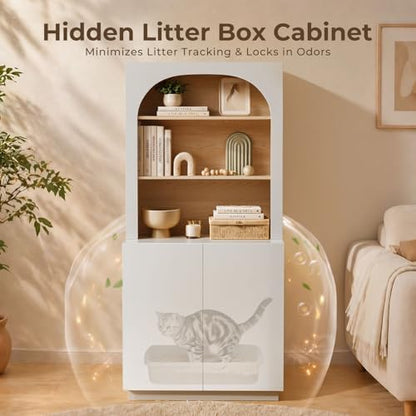 Amunrbrek Tall Cat Litter Box Enclosure - Image 3