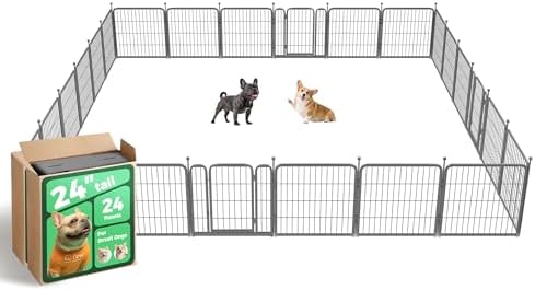 FXW Aster Dog Playpen Designed for Yard, 24 Panels by FXW