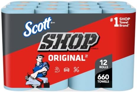 Scott Shop Towels Original, 55 Towels/Roll, 12 Rolls/Case by Scott%C2%AE