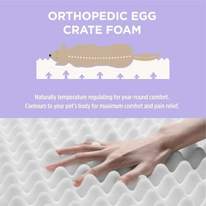 LE SURE Outdoor Waterproof Dog Beds Medium Size, Orthopedic Pet Mat - Image 3