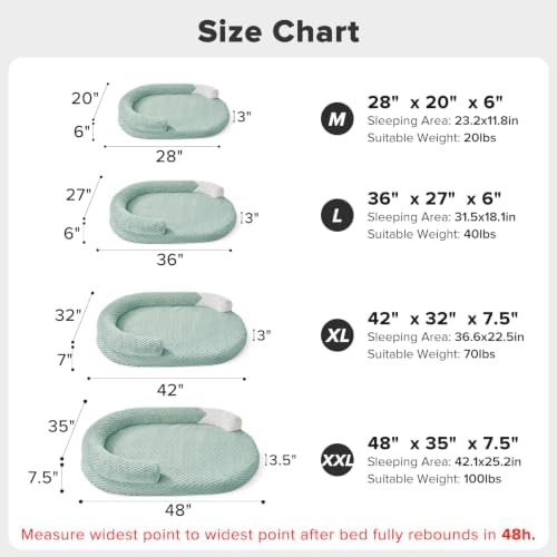 JOEJOY XL Orthopedic Dog Beds Large Sized Dog, Extra Large Washable Waterproof - Image 6