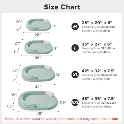 JOEJOY XL Orthopedic Dog Beds Large Sized Dog, Extra Large Washable Waterproof - Image 6