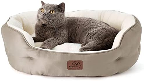 Bedsure Small Dog Bed Washable, Round Cat Beds by BEDSURE