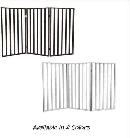 PETMAKER Pet Gate, 3 Panel Freestanding Dog Gate Indoor, 54” x 32” - Image 5